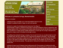 Tablet Screenshot of lythesidecottage.co.uk
